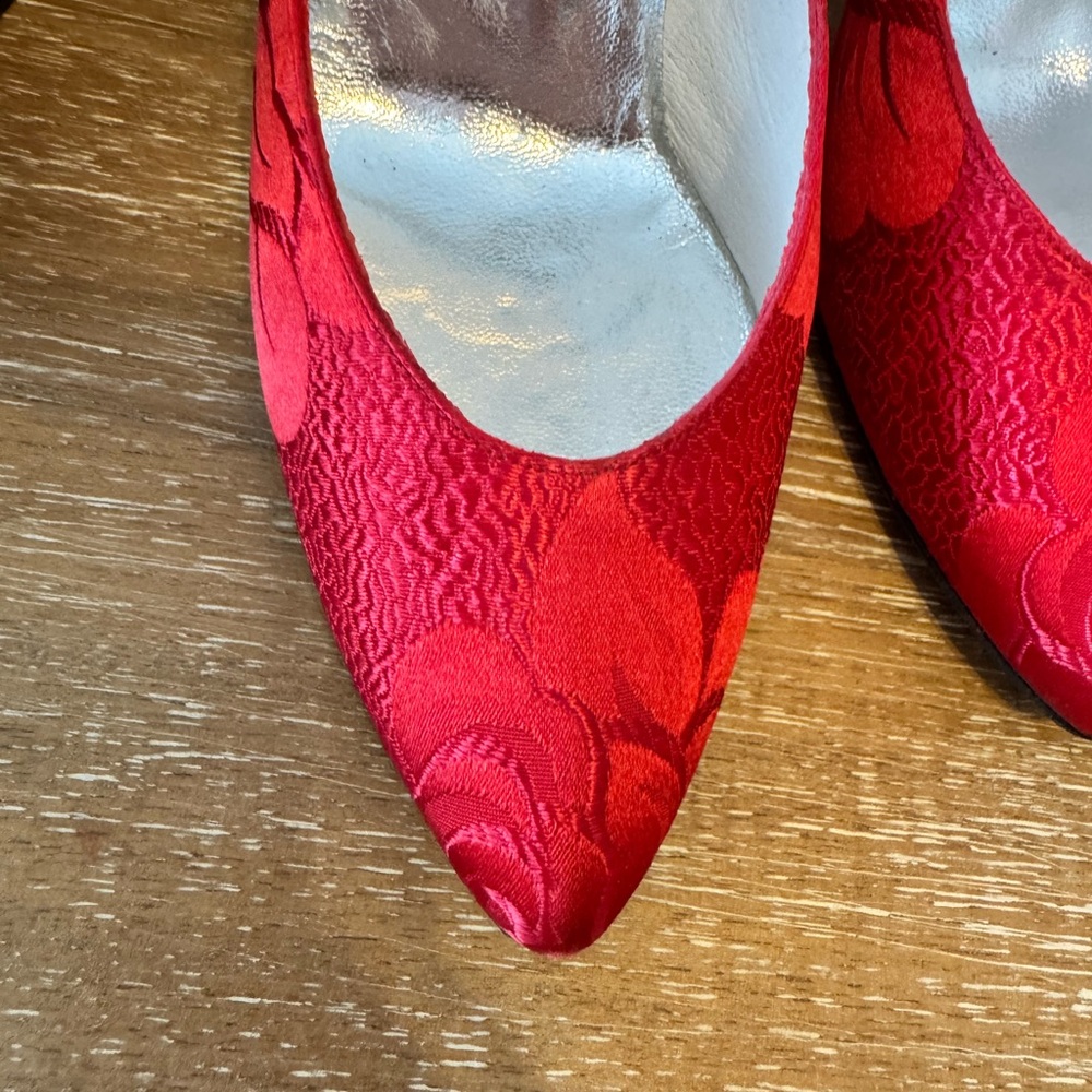 Vintage Stuart Weitzman Red Heels - Picture 6 of 10